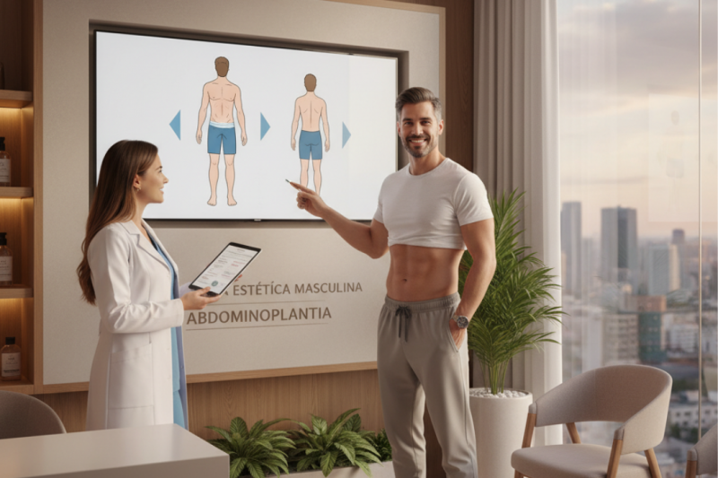 Abdominoplastia Masculina É Ideal para Conquistar um Abdômen Definido